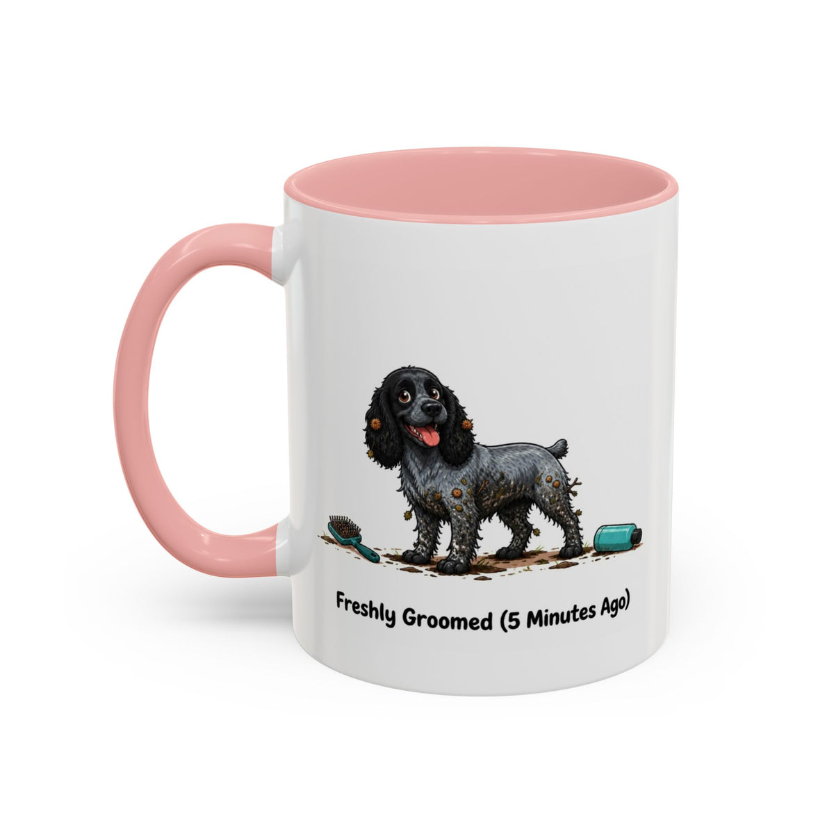 Freshly Groomed Mug - Cocker Spaniel - Blue Roan