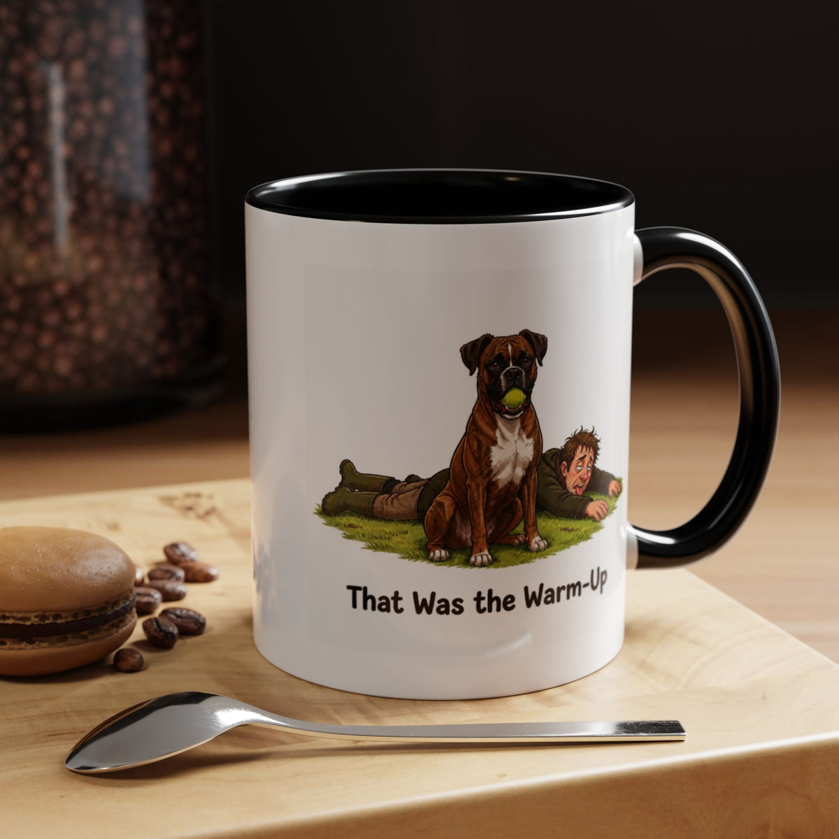Warm-Up Mug - Boxer - Brindle - Man