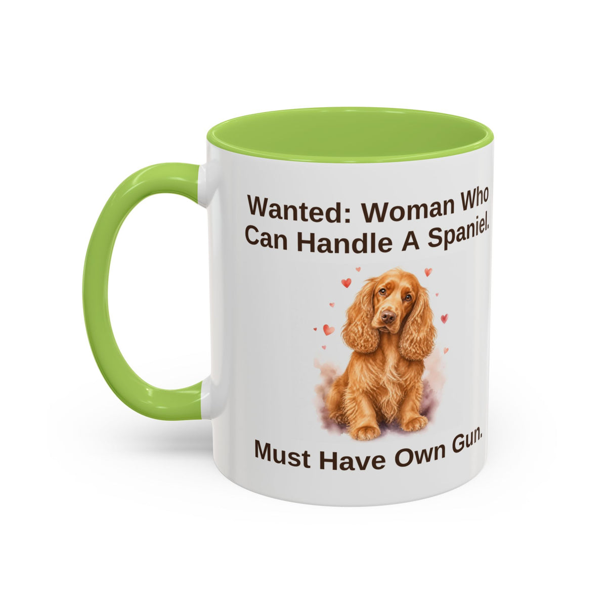 Wanted Mug - Cocker Spaniel - Golden - Woman
