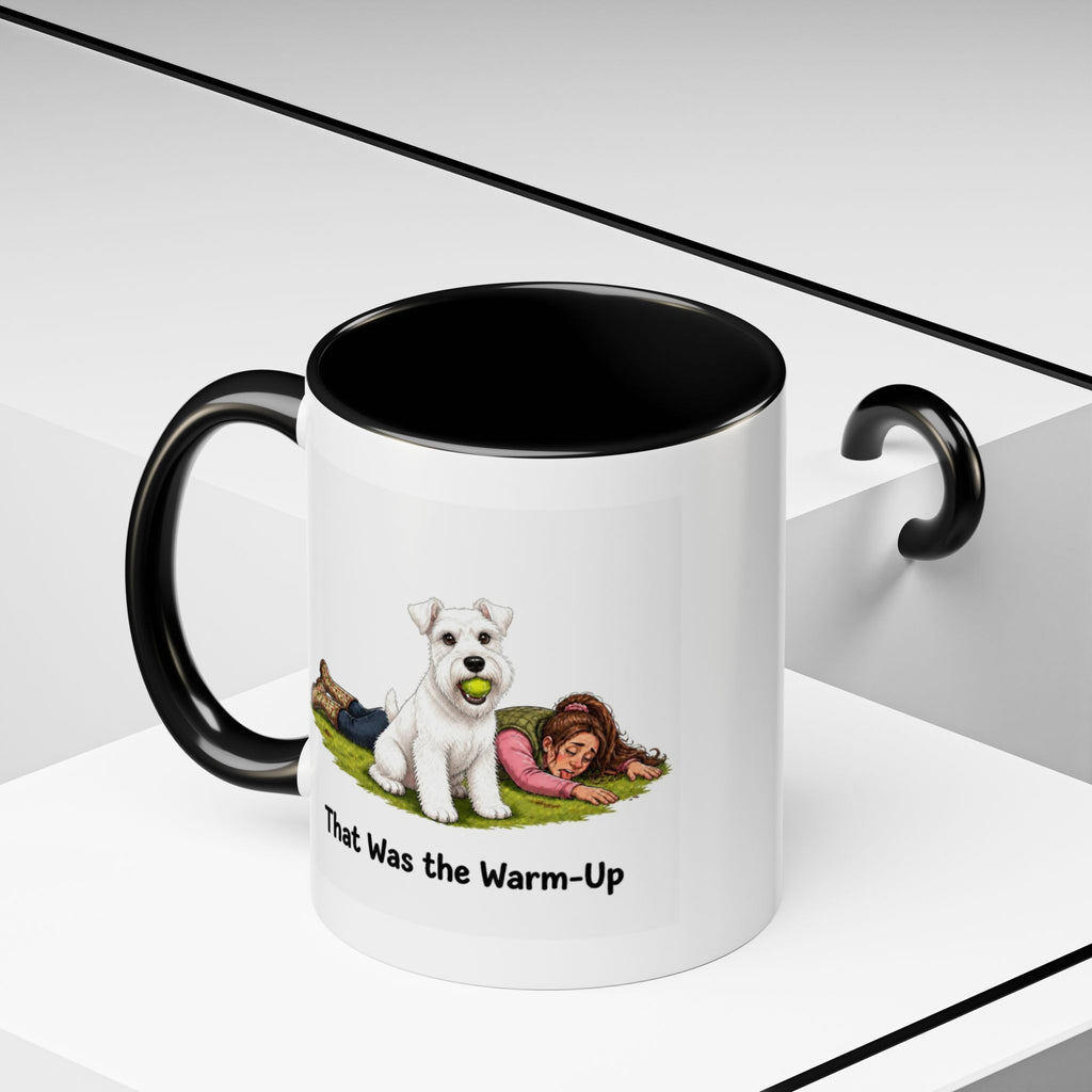 Warm-Up Mug - Miniature Schnauzer - White - Woman