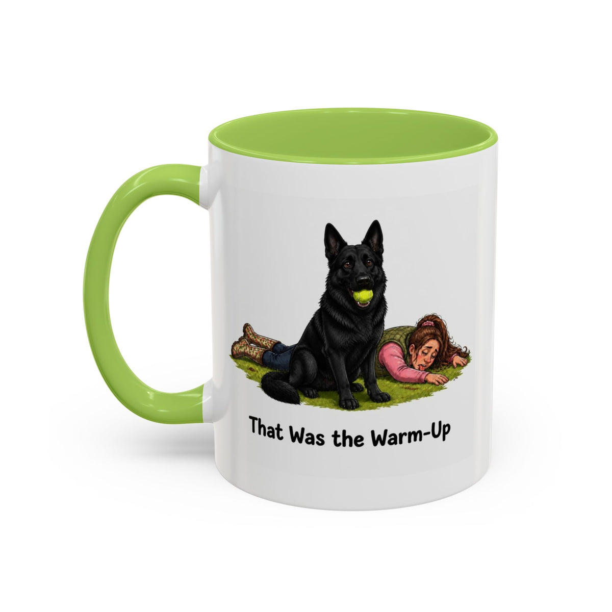 Warm-Up Mug - German Shepherd - Black - Woman
