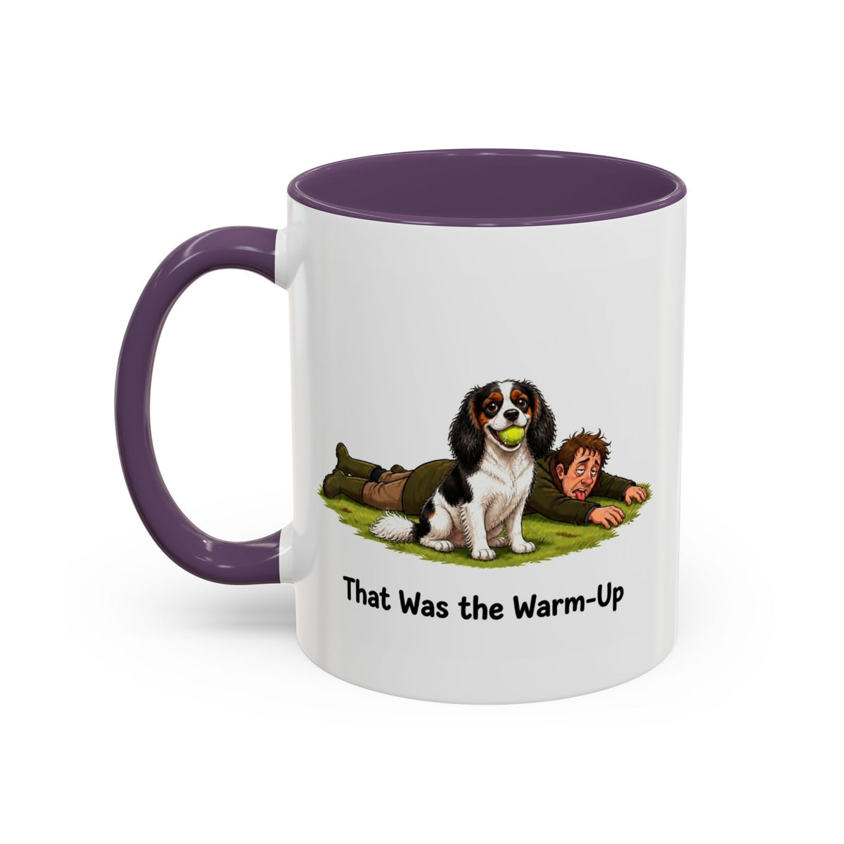 Warm-Up Mug - Cavalier King Charles Spaniel - Tricolour - Man