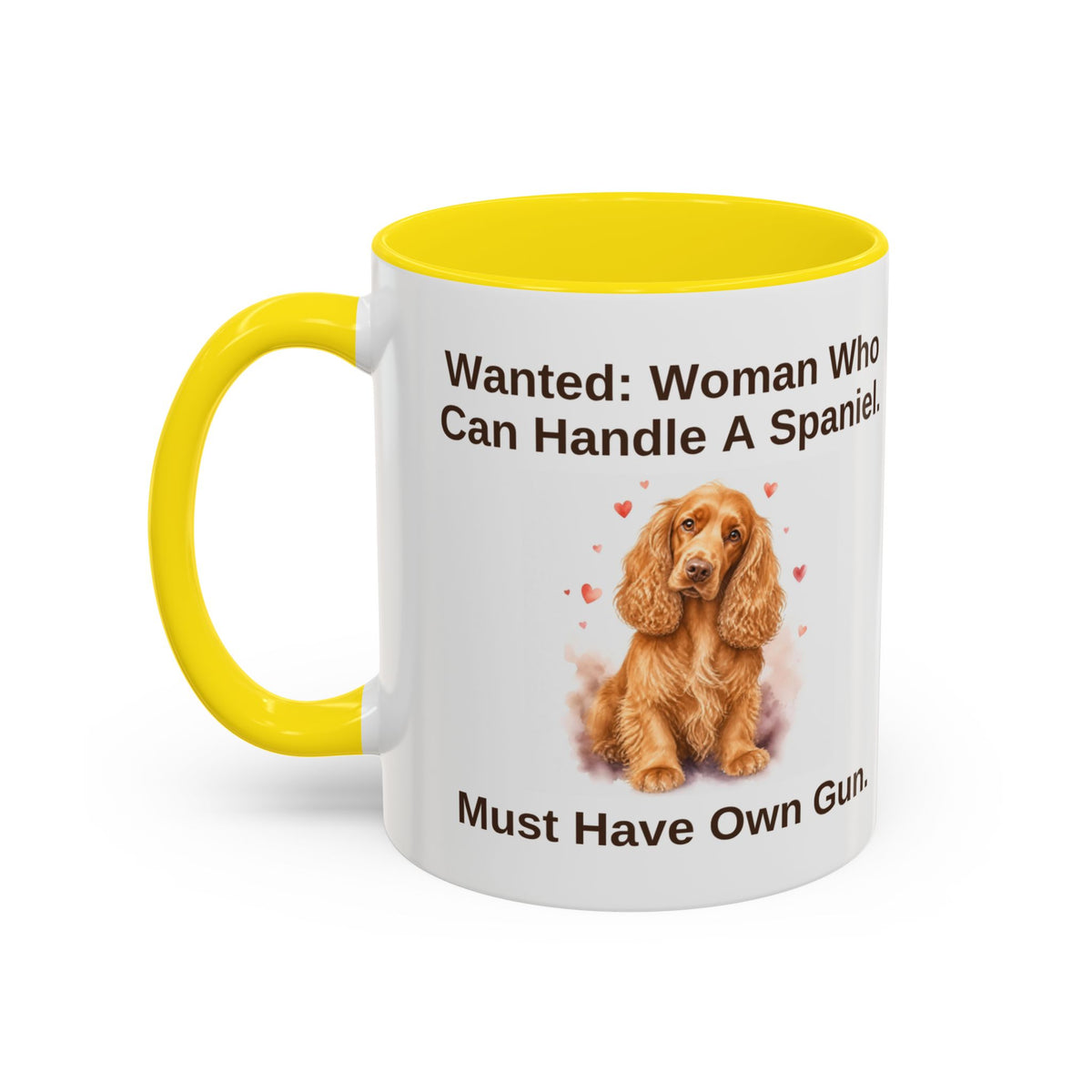 Wanted Mug - Cocker Spaniel - Golden - Woman