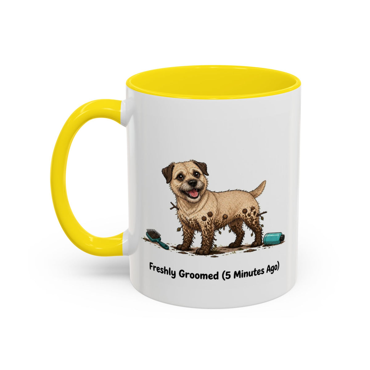 Freshly Groomed Mug - Border Terrier - Wheaten