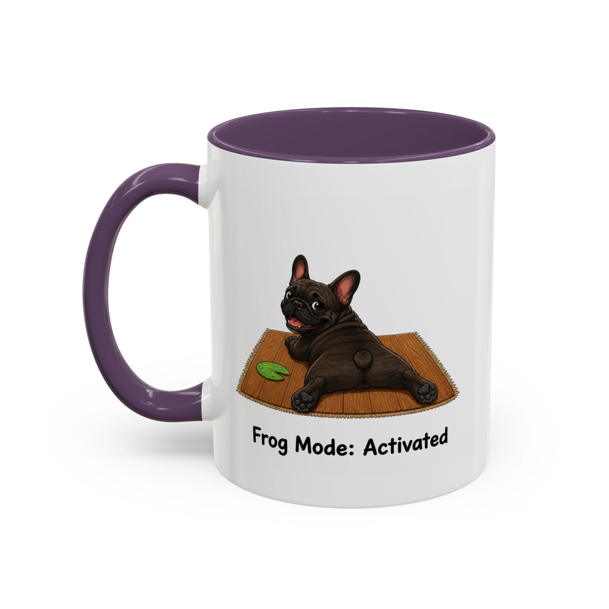 Frog Mode Mug - French Bulldog - Brindle