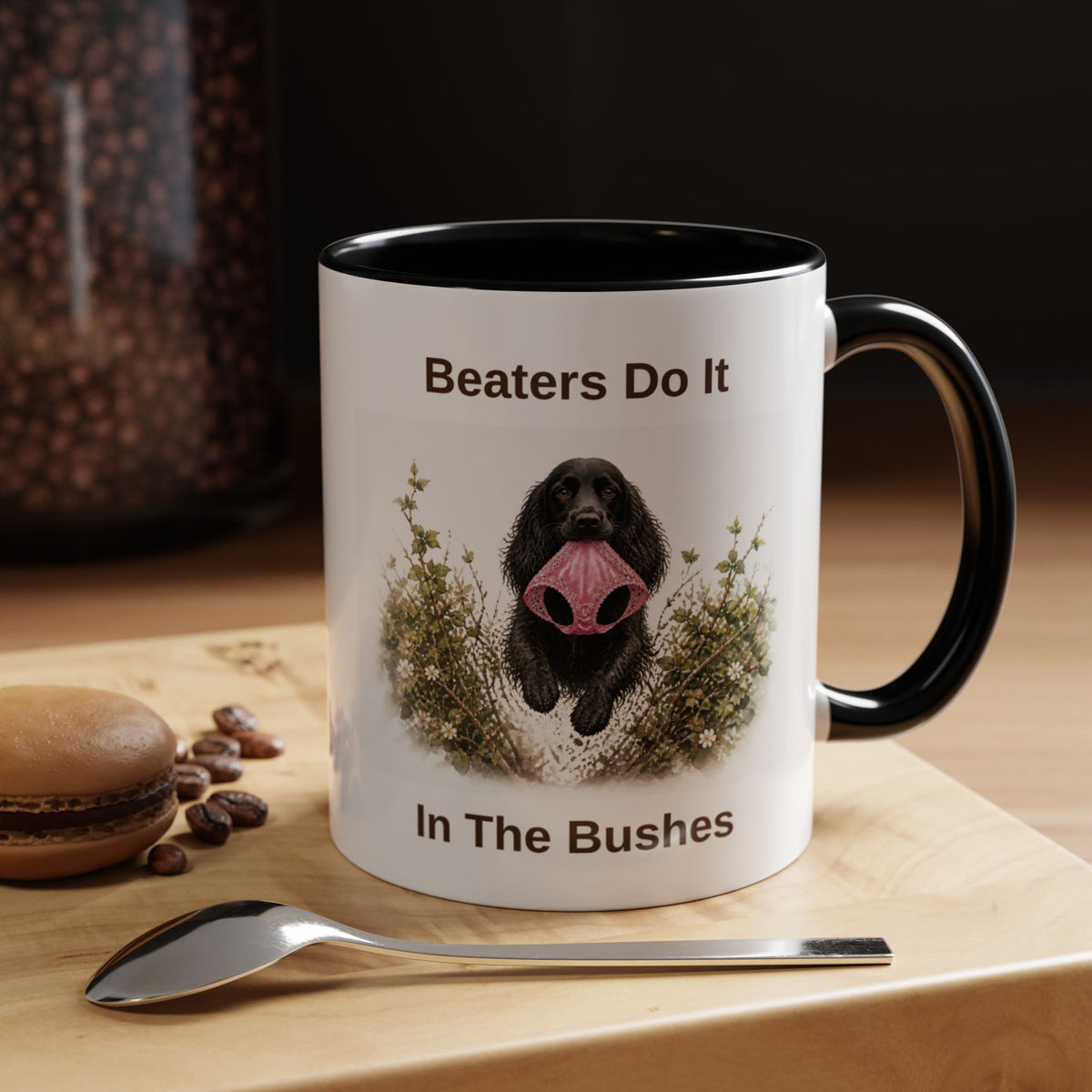 Beaters Mug - Cocker Spaniel - Black