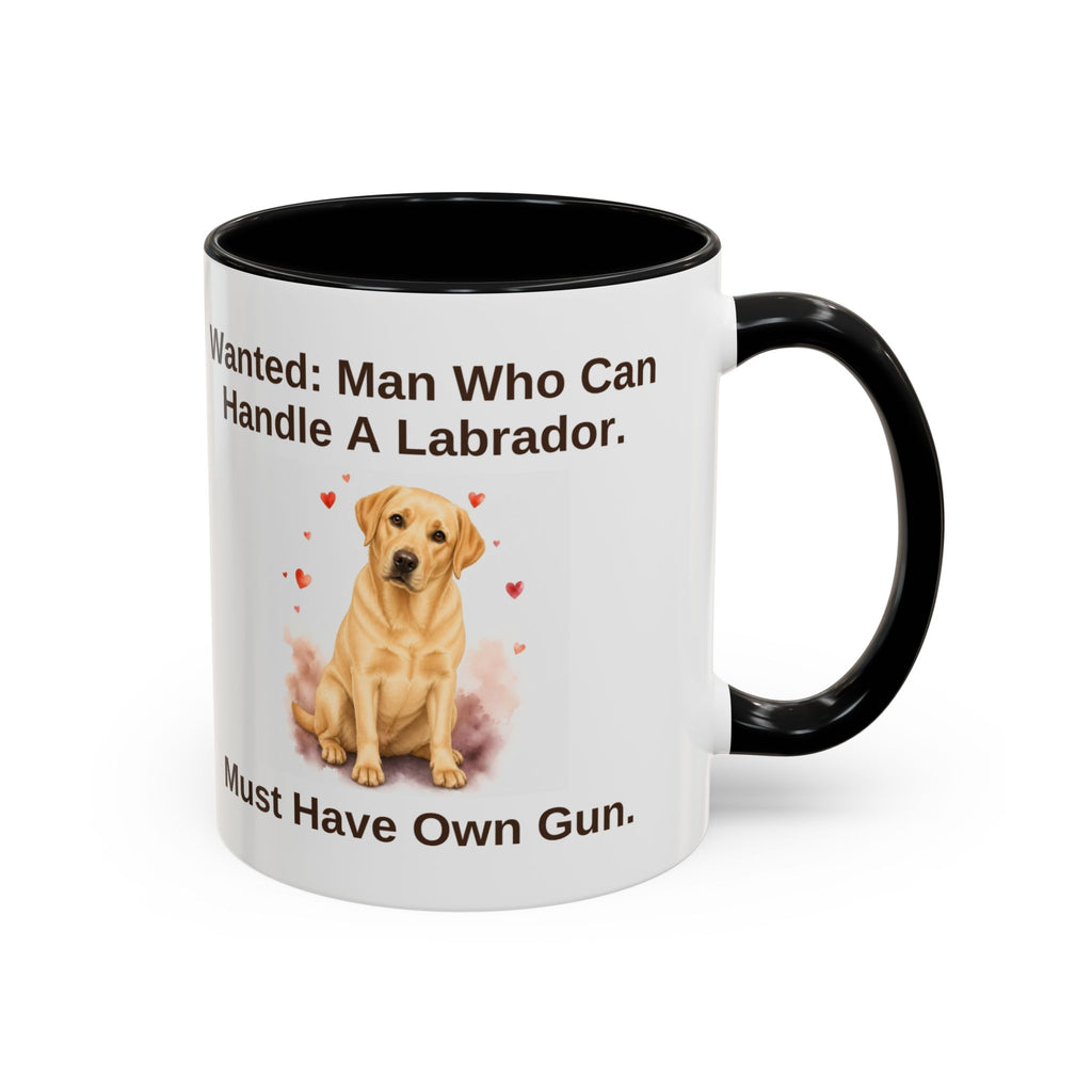 Wanted Mug - Labrador - Yellow - Man