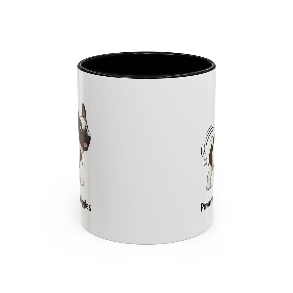 Powered by Wiggles Mug - French Bulldog - Pied