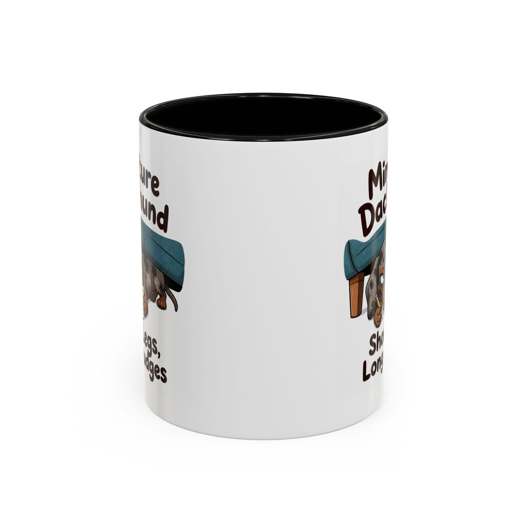 Short Legs Long Grudges Mug - Dachshund - Dapple