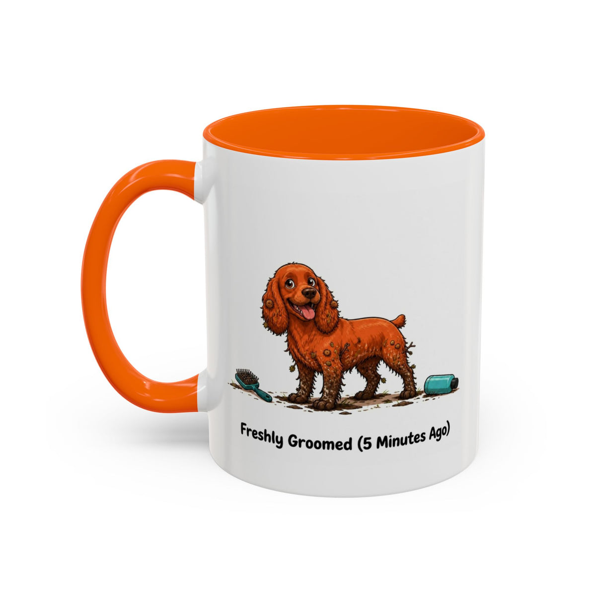 Freshly Groomed Mug - Cocker Spaniel - Red