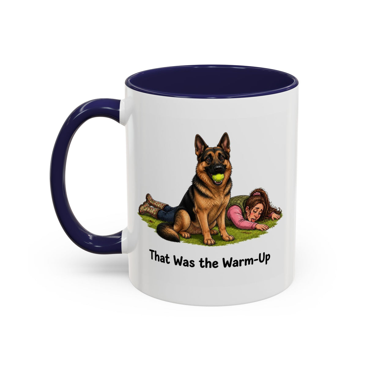 Warm-Up Mug - German Shepherd - Black & Tan - Woman