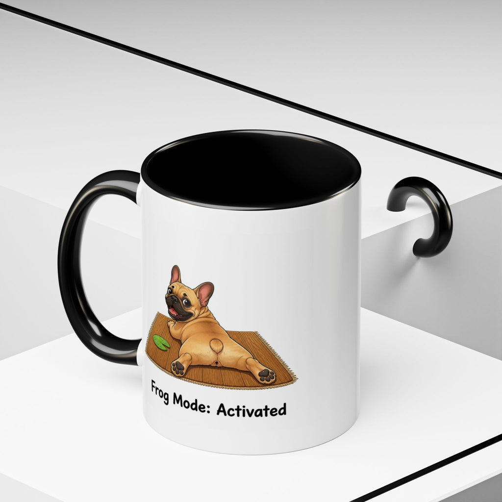 Frog Mode Mug - French Bulldog - Fawn
