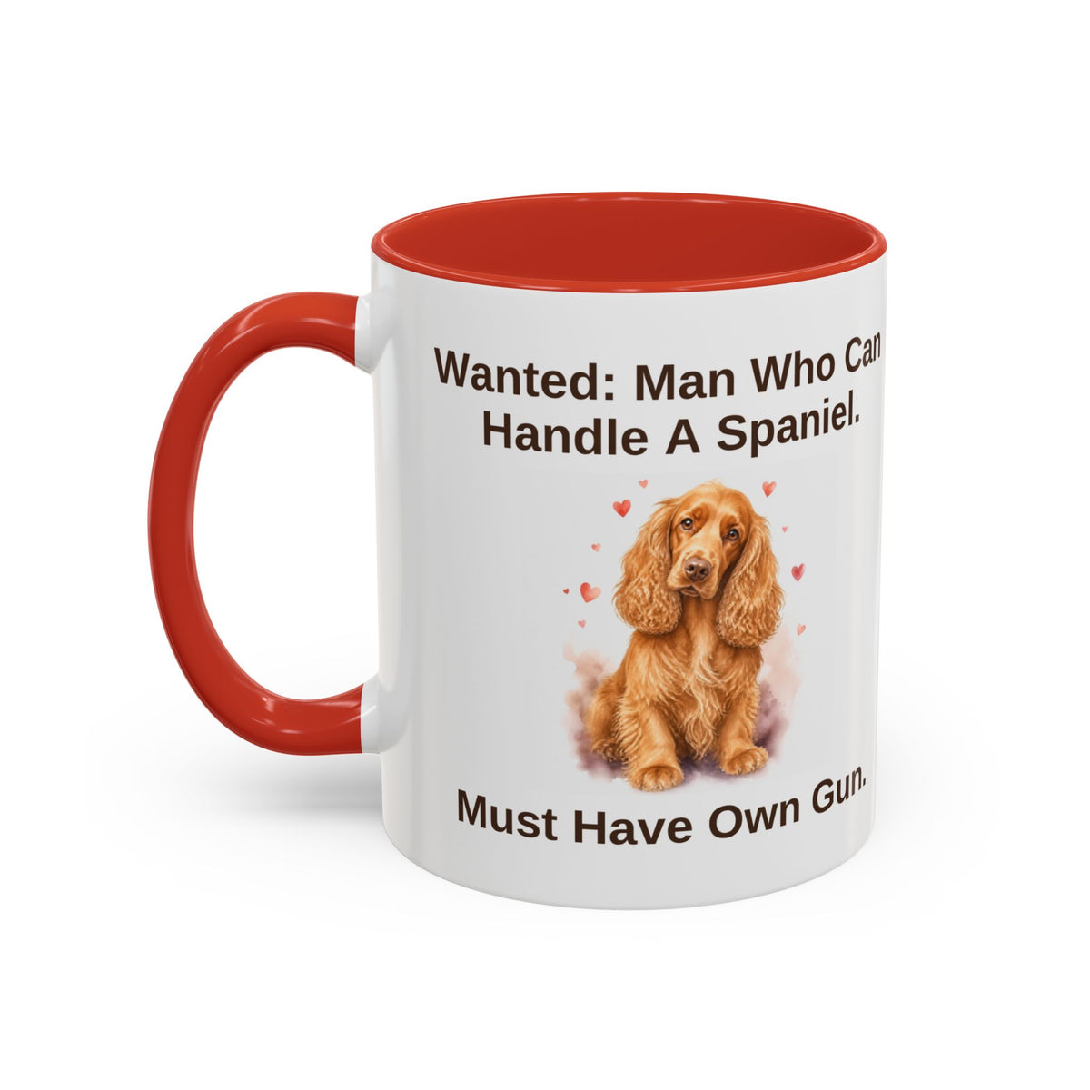 Wanted Mug - Cocker Spaniel - Golden - Man