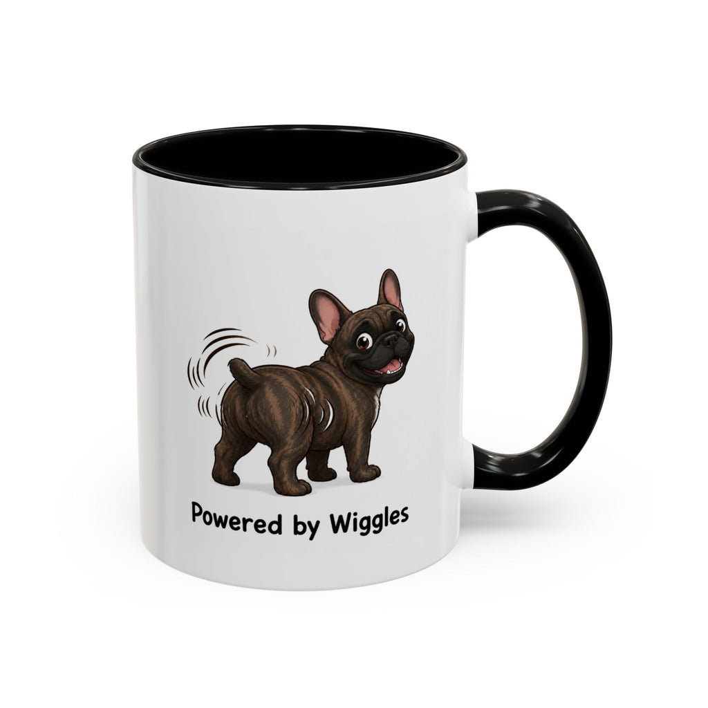 Powered by Wiggles Mug - French Bulldog - Brindle