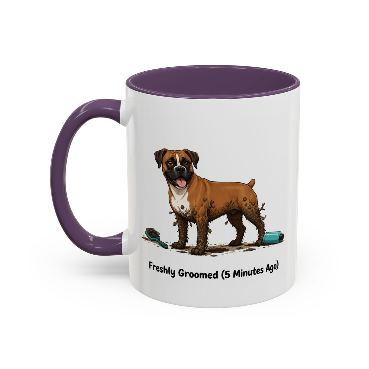 Freshly Groomed Mug - Boxer - Fawn
