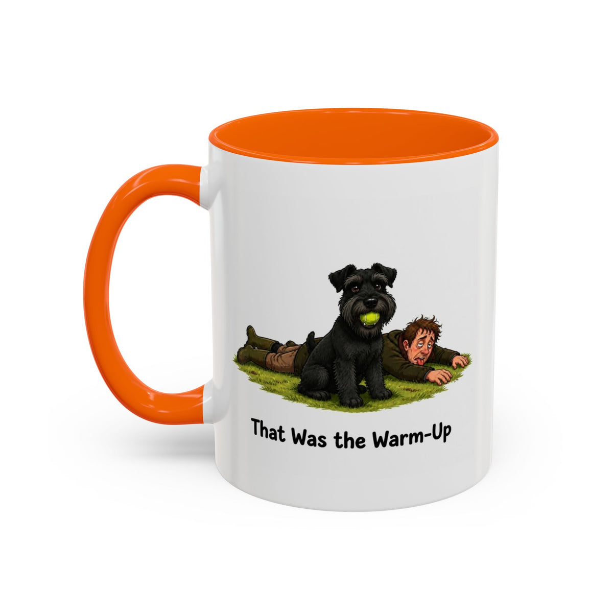 Warm-Up Mug - Miniature Schnauzer - Black - Man