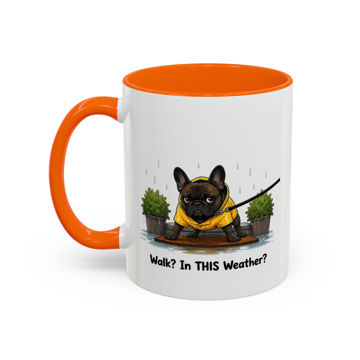 Walk Weather Mug - French Bulldog - Brindle