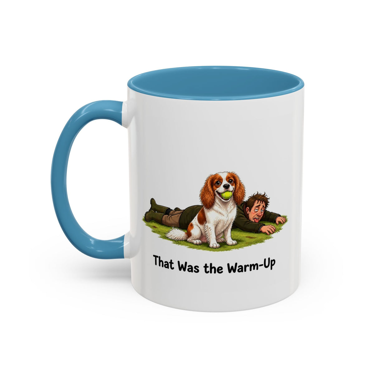 Warm-Up Mug - Cavalier King Charles Spaniel - Blenheim - Man