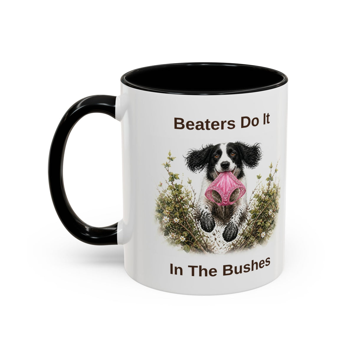 Beaters Mug - Springer Spaniel - Black & White