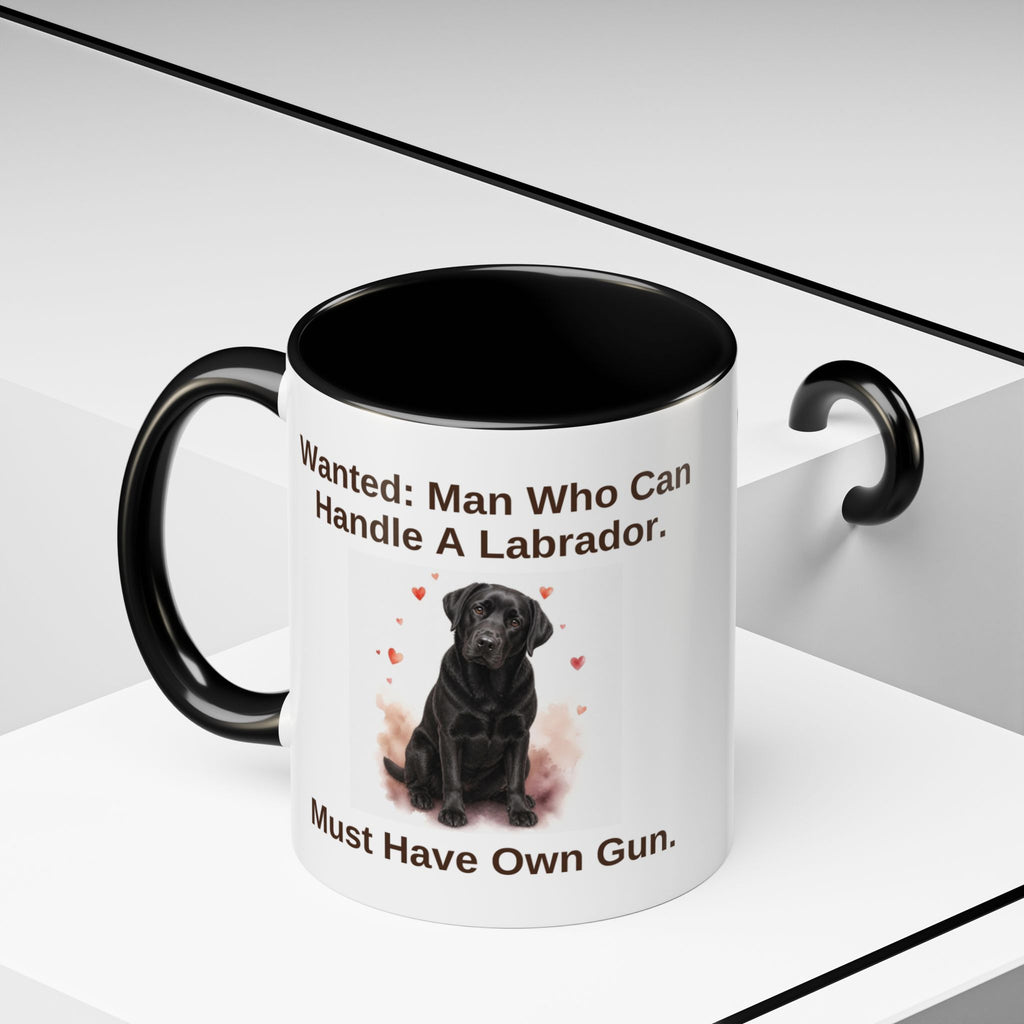 Wanted Mug - Labrador - Black - Man