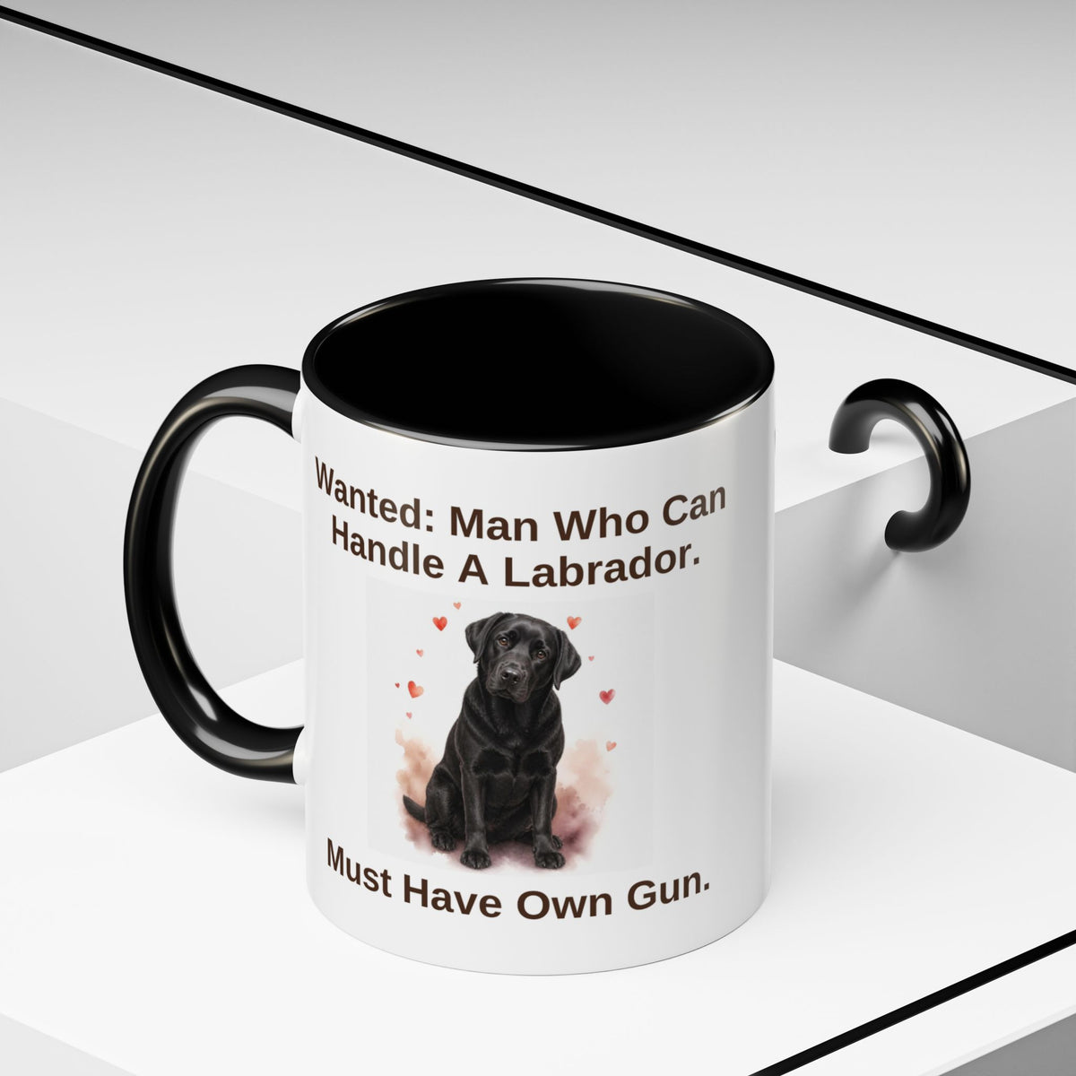 Wanted Mug - Labrador - Black - Man
