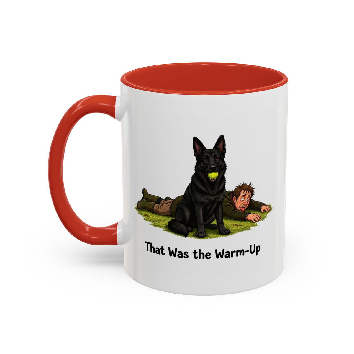 Warm-Up Mug - German Shepherd - Black - Man