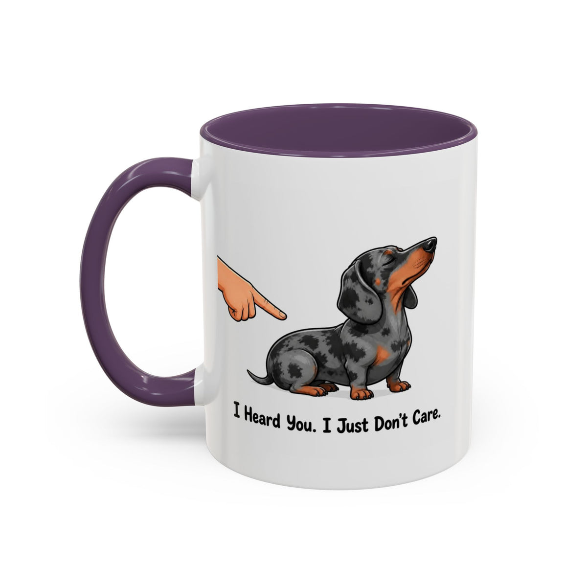 I Heard You Mug - Dachshund - Dapple
