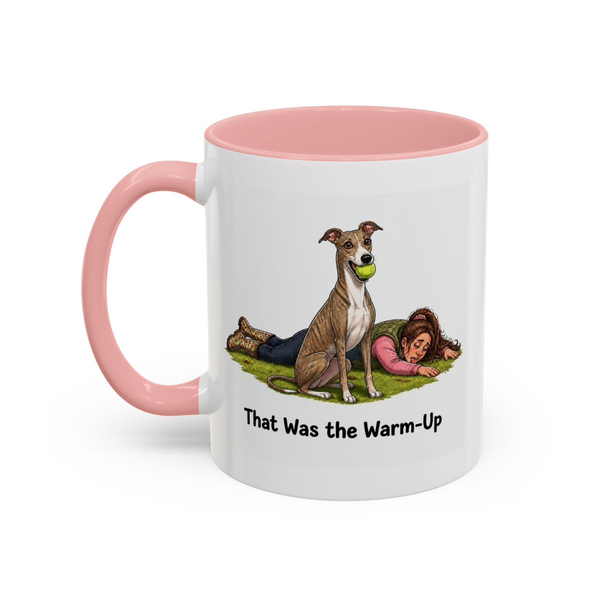 Warm-Up Mug - Whippet - Brindle - Woman