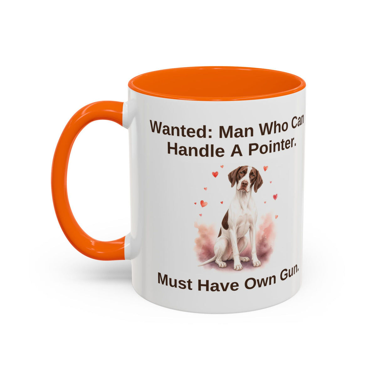 Wanted Mug - English Pointer - Liver & White - Man