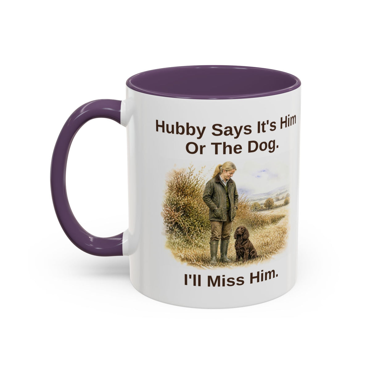 Hubby Says Mug - Cocker Spaniel - Brown - Blonde