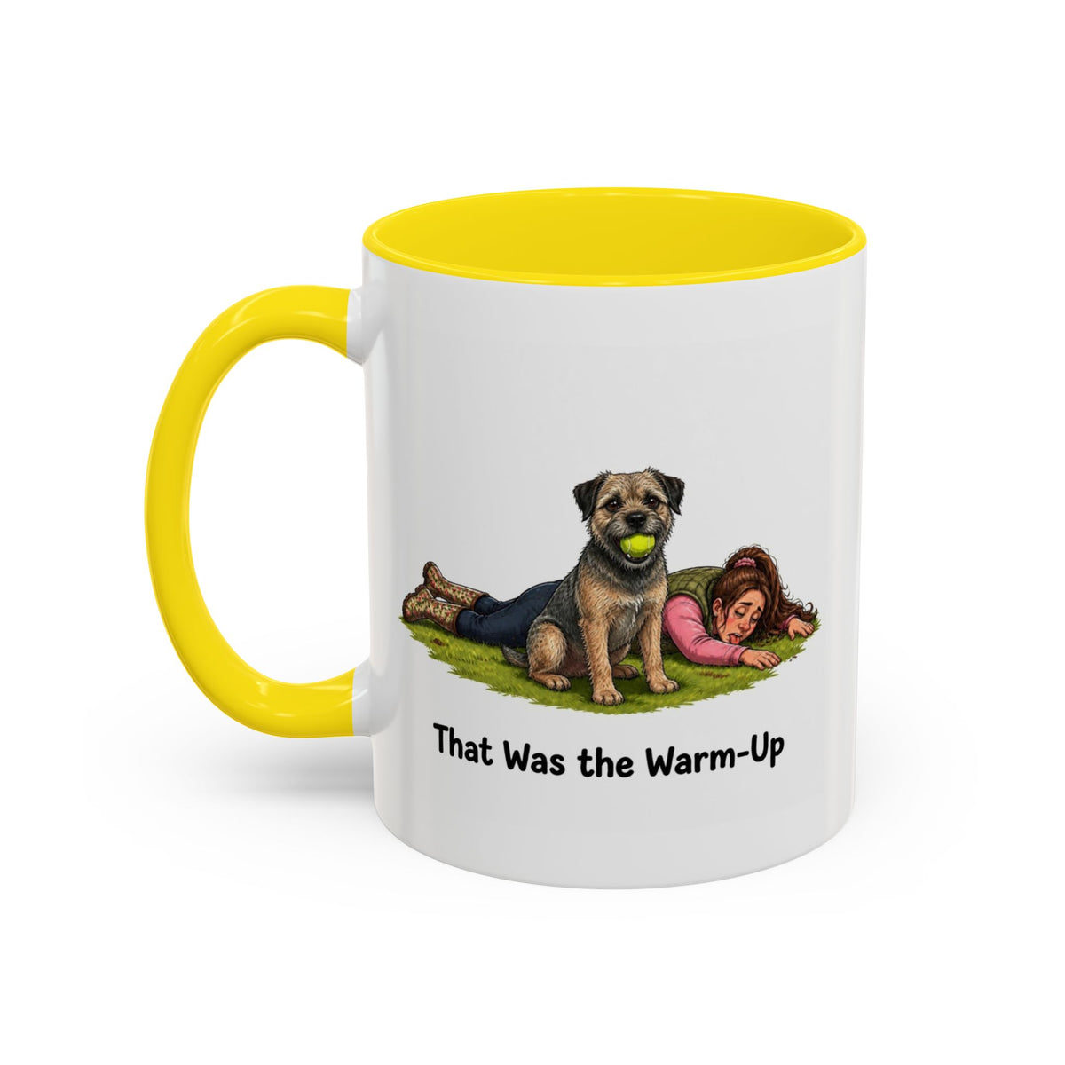Warm-Up Mug - Border Terrier - Grizzle & Tan - Woman