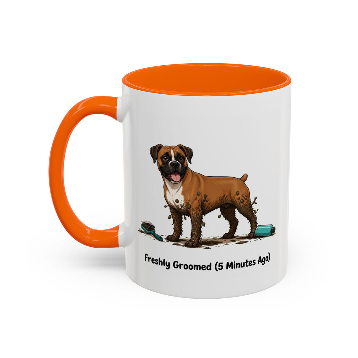 Freshly Groomed Mug - Boxer - Fawn
