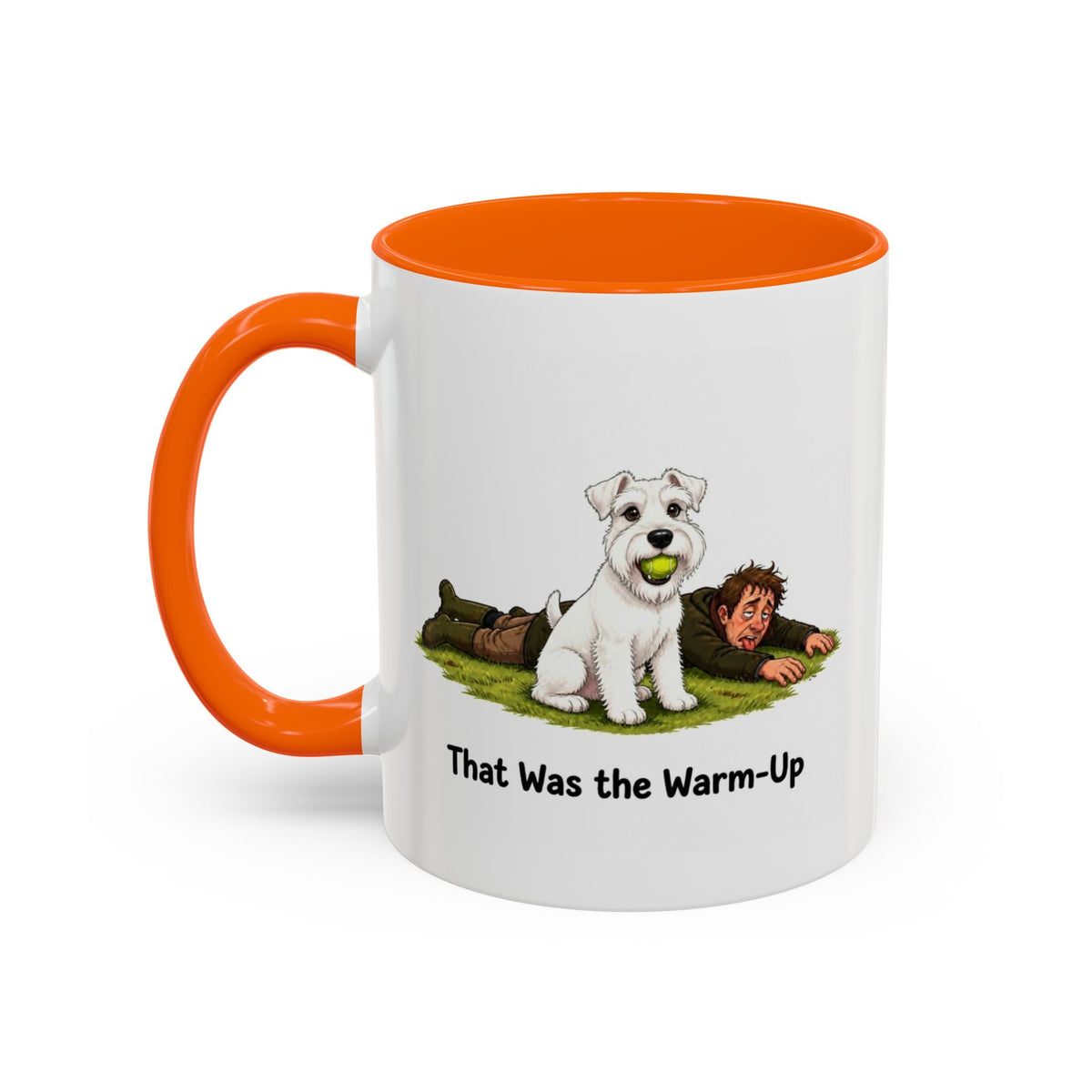 Warm-Up Mug - Miniature Schnauzer - White - Man
