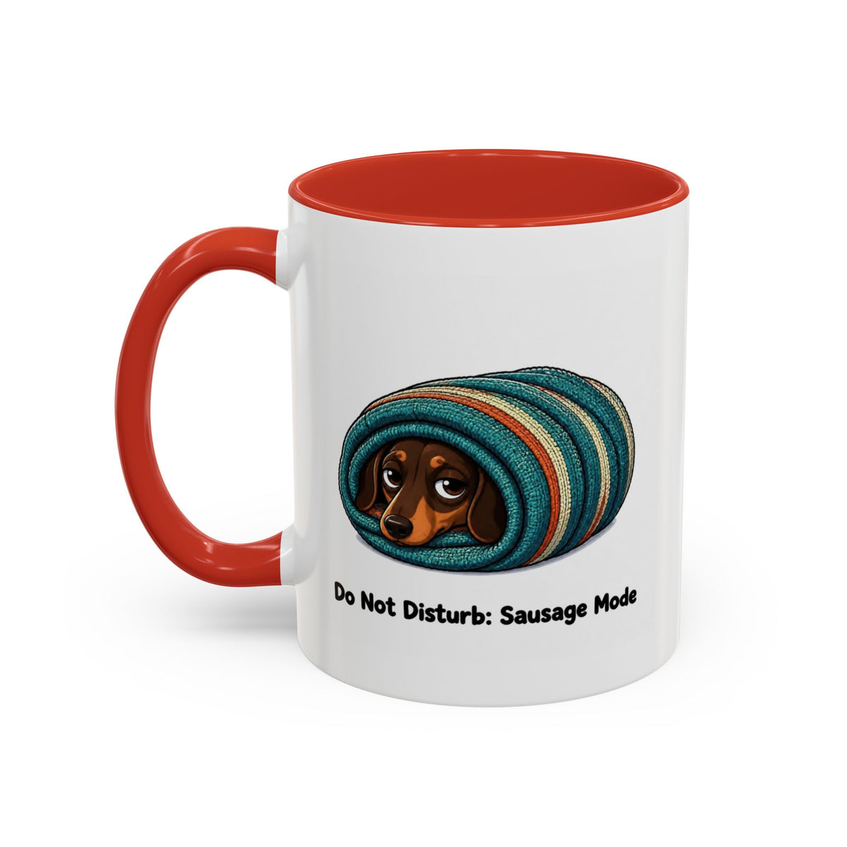 Sausage Mode Mug - Dachshund - Chocolate & Tan