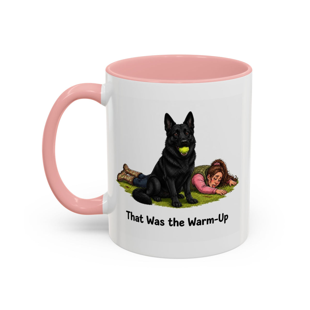 Warm-Up Mug - German Shepherd - Black - Woman