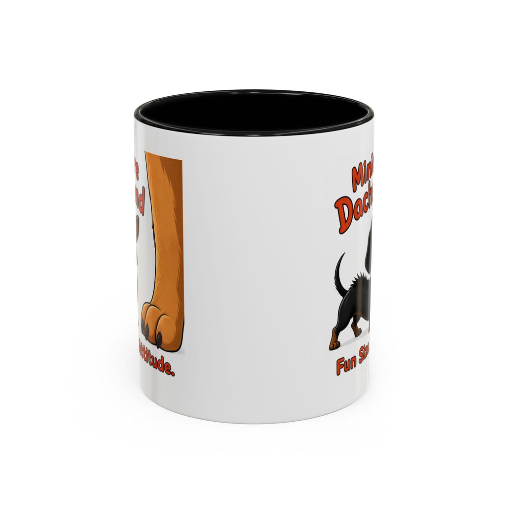 Fun Size Full Attitude Mug - Dachshund - Black & Tan