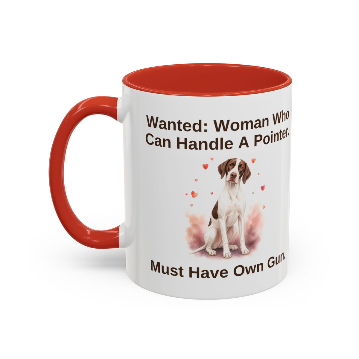Wanted Mug - English Pointer - Liver & White - Woman