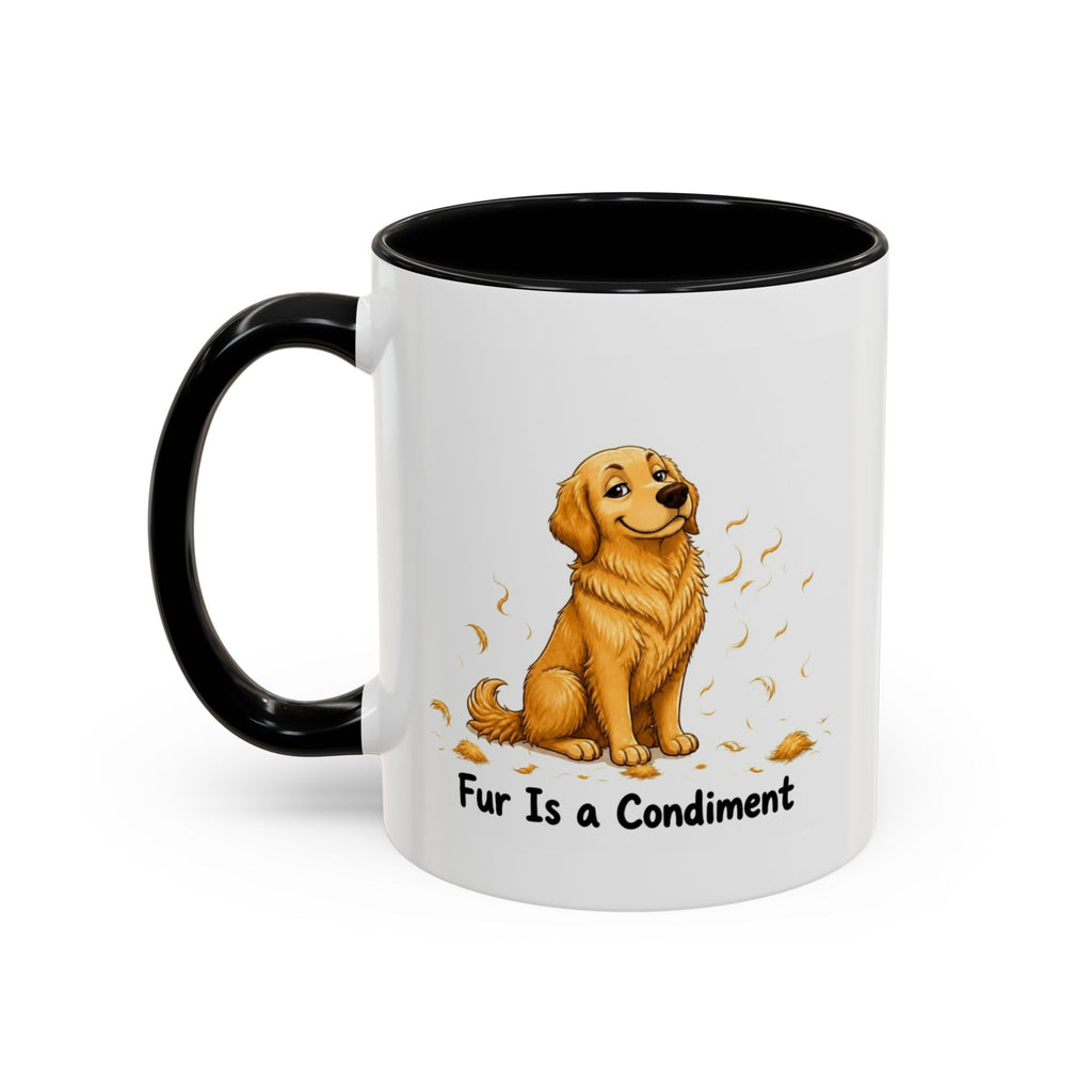 Fur Is a Condiment Mug - Golden Retriever - Golden