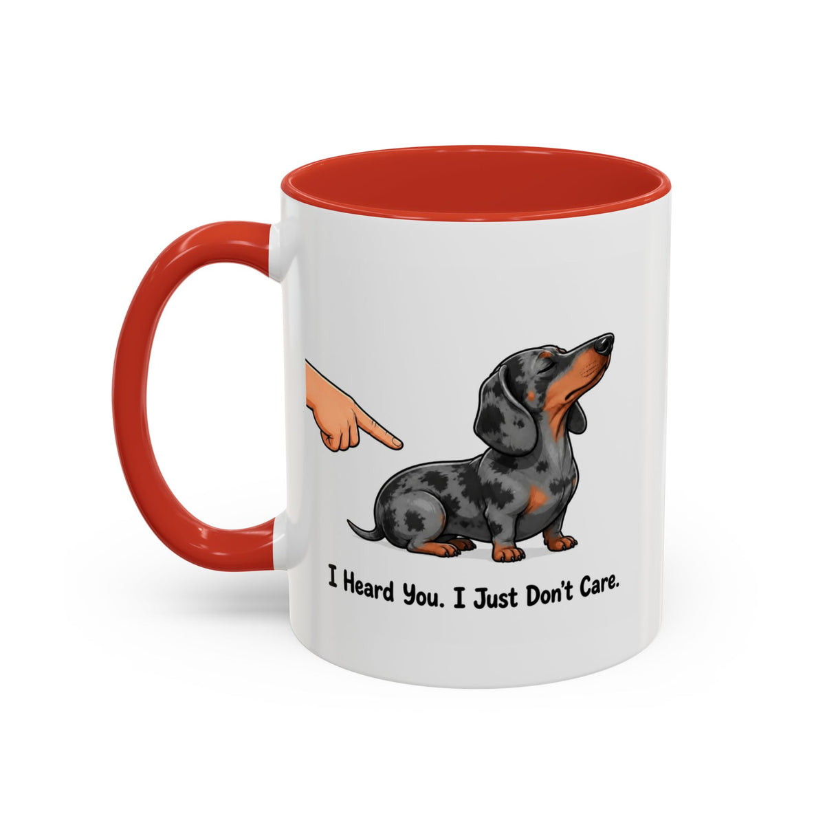 I Heard You Mug - Dachshund - Dapple