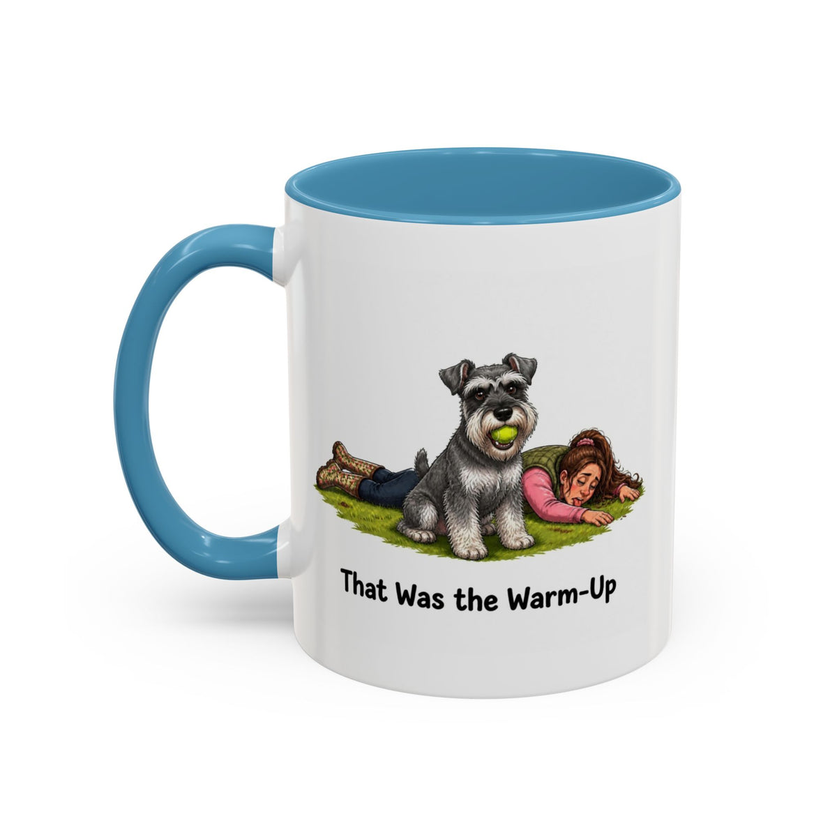 Warm-Up Mug - Miniature Schnauzer - Salt & Pepper - Woman