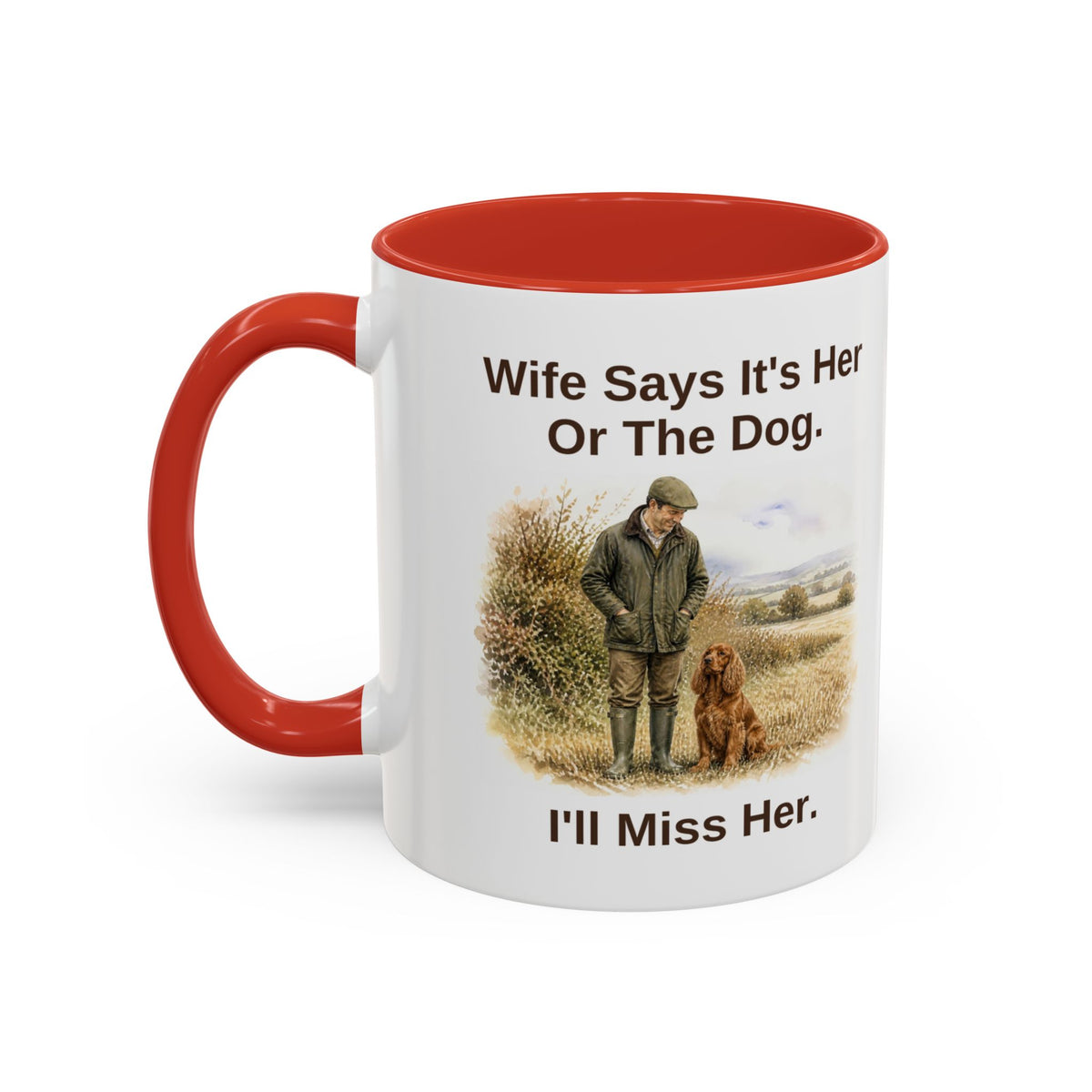 Wife Says Mug - Cocker Spaniel - Red