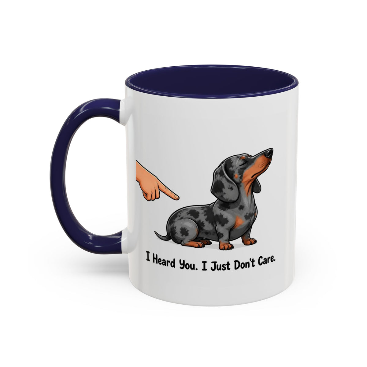 I Heard You Mug - Dachshund - Dapple