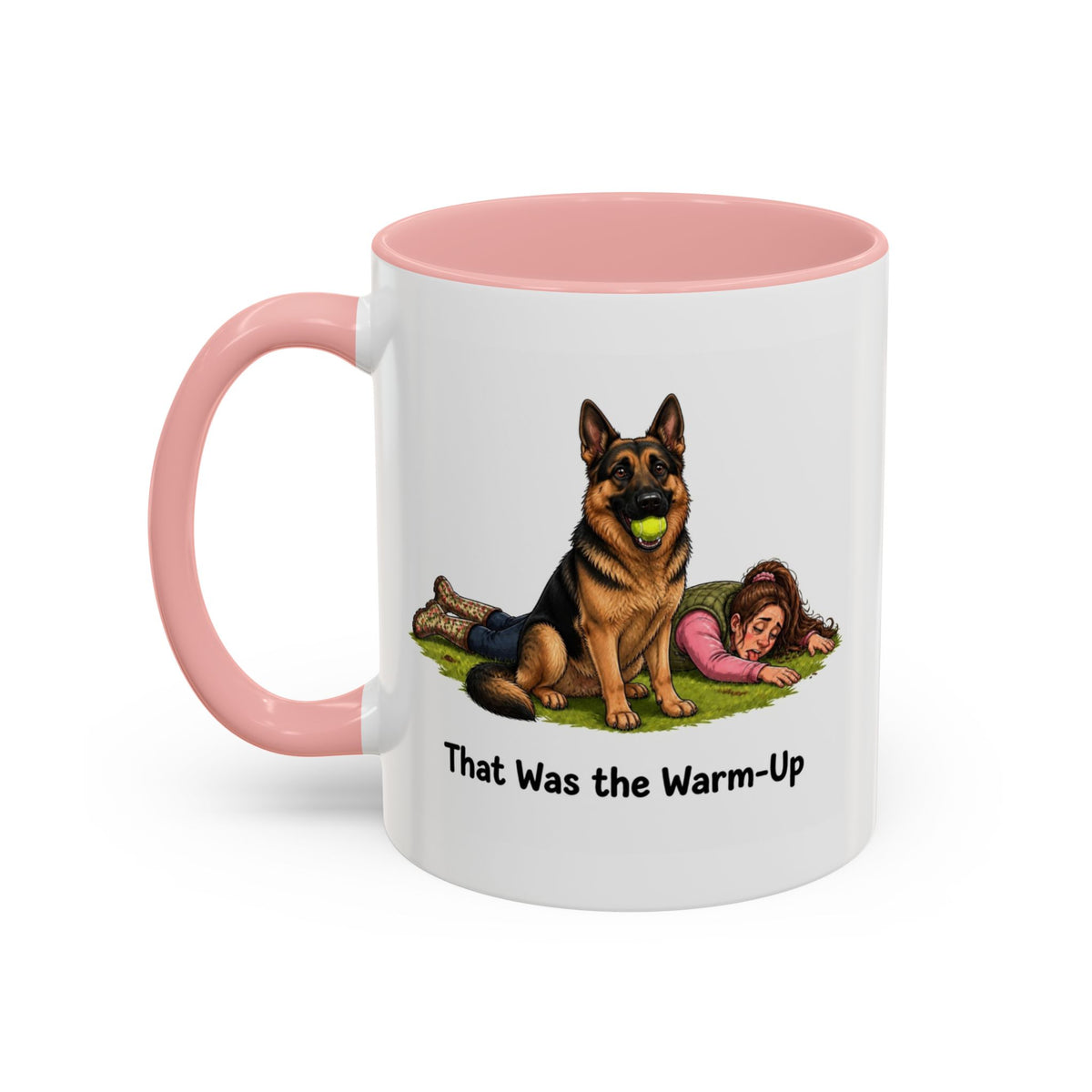 Warm-Up Mug - German Shepherd - Black & Tan - Woman