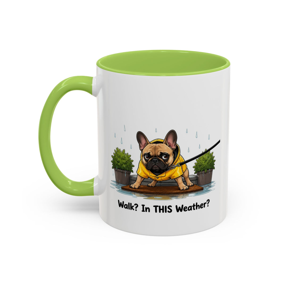 Walk Weather Mug - French Bulldog - Fawn
