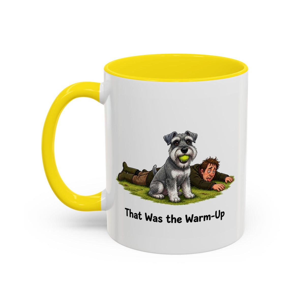 Warm-Up Mug - Miniature Schnauzer - Salt & Pepper - Man