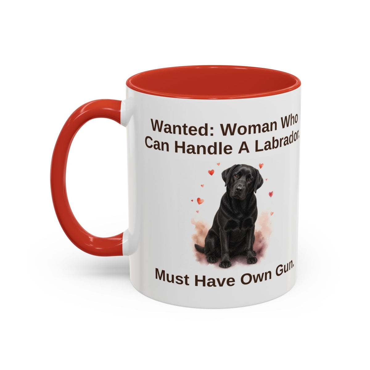 Wanted Mug - Labrador - Black - Woman