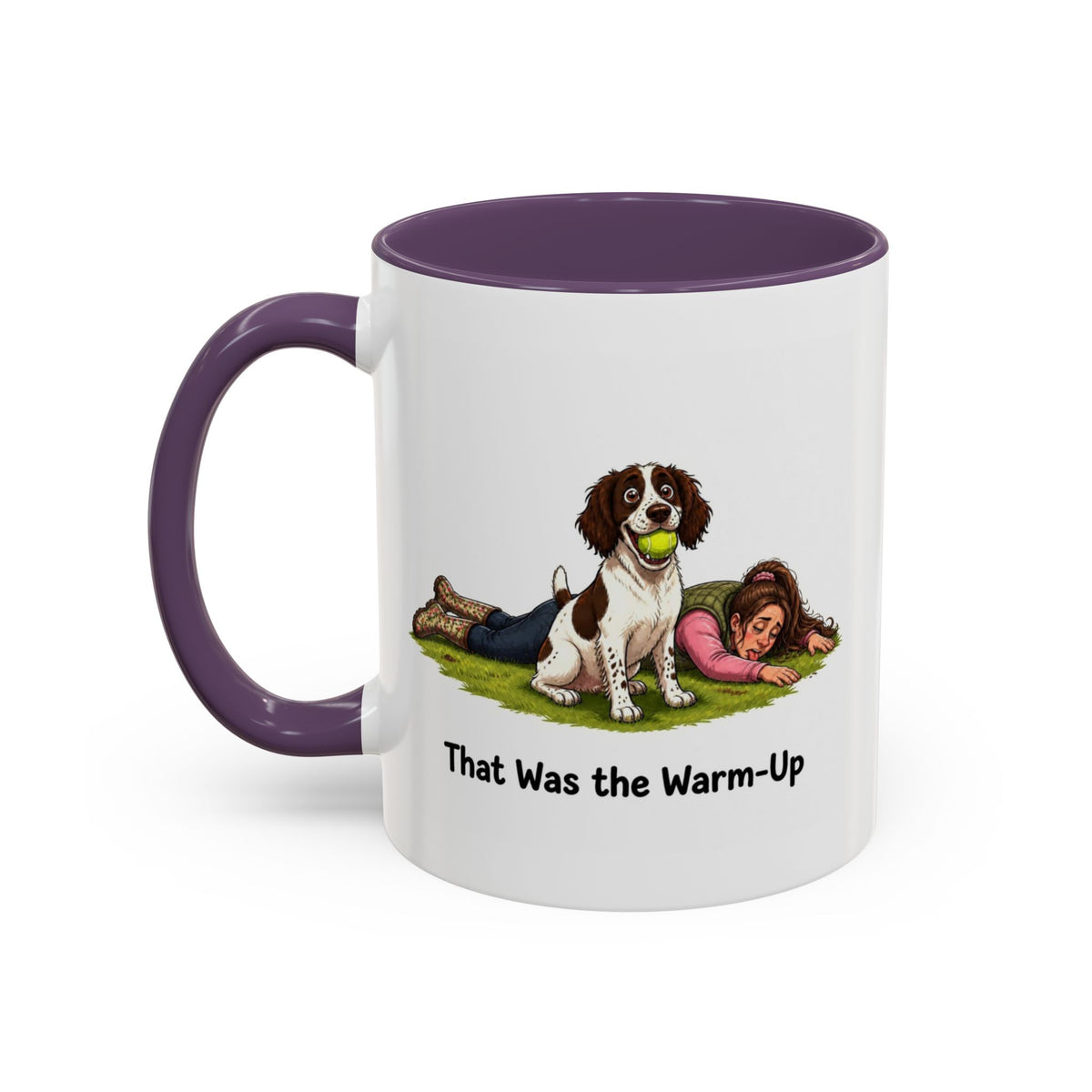Warm-Up Mug - Springer Spaniel - Liver & White - Woman