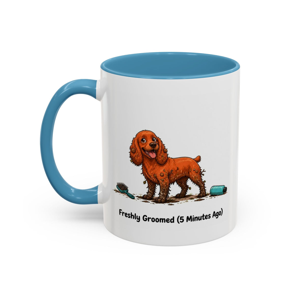 Freshly Groomed Mug - Cocker Spaniel - Red