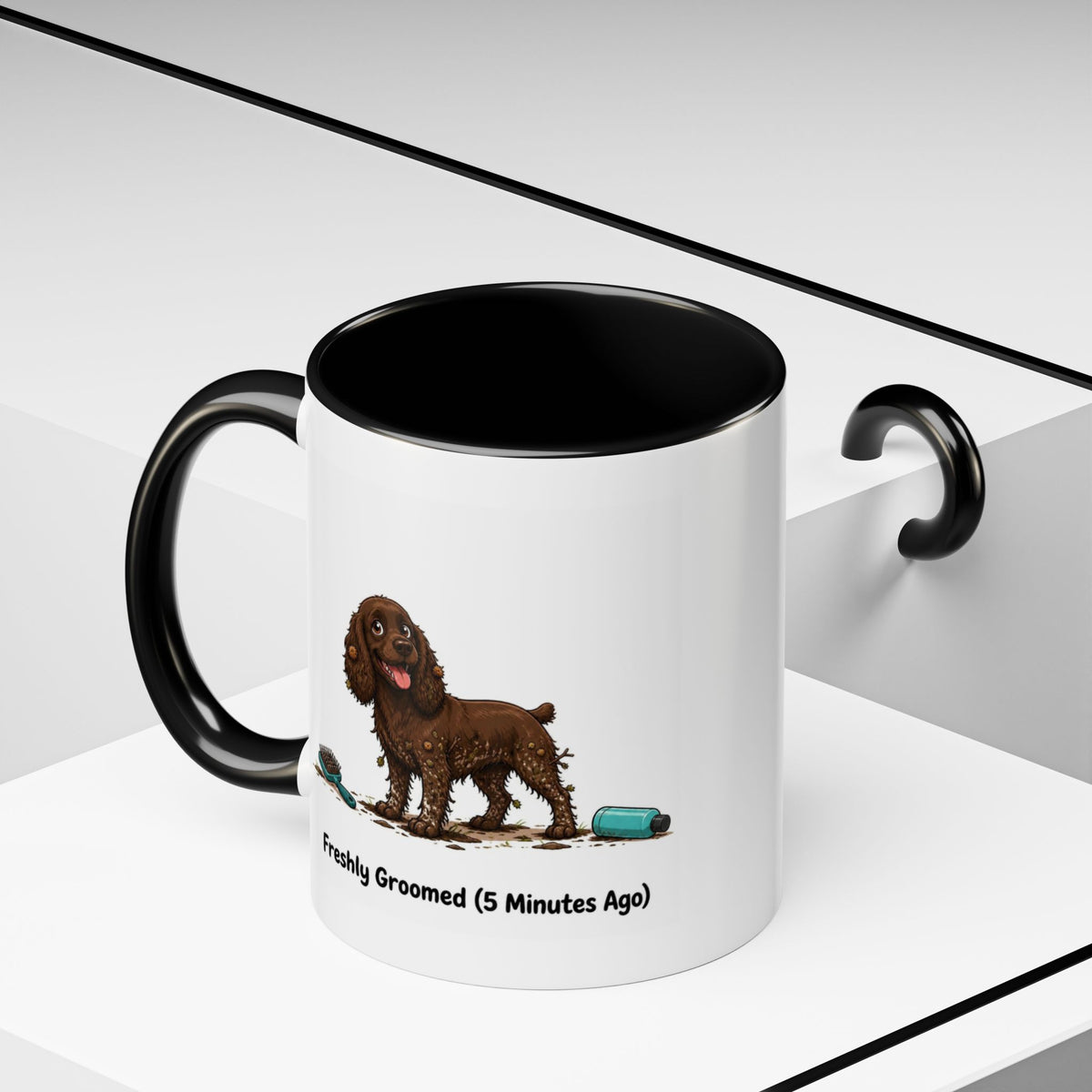 Freshly Groomed Mug - Cocker Spaniel - Brown