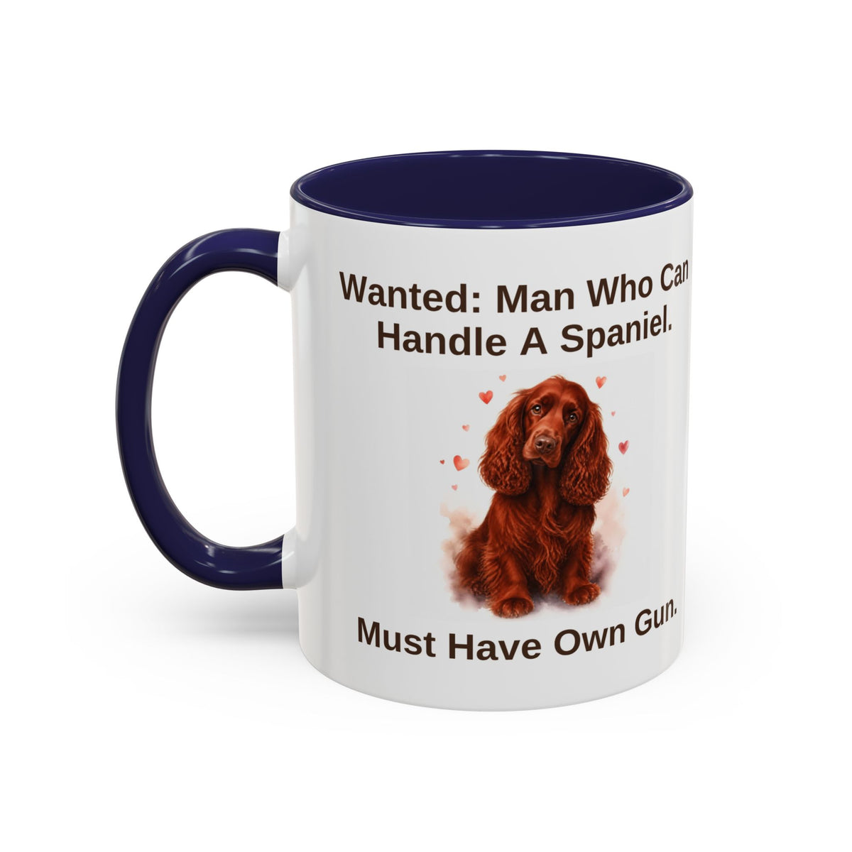 Wanted Mug - Cocker Spaniel - Red - Man